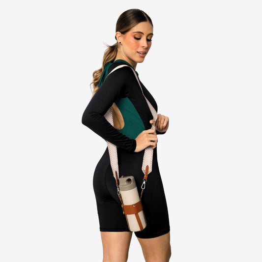 Termo Deportivo Con Funda Auryn Nude Marrón